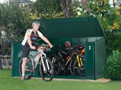 Garden Shed x 4ft Metal Bike Store For 29ers Access Plus- Asgard