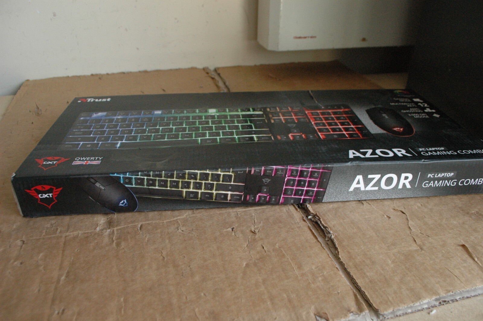 TRUST AZOR GTX 838 GAMING COMBO MOUSE AND KEYBOARD eBay