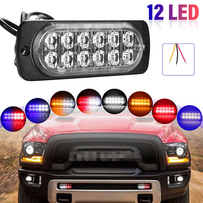 12LED-Auto-Blitzlampen Oberflächenblinklichter Bar für LKW Pickup 36W Multicolor