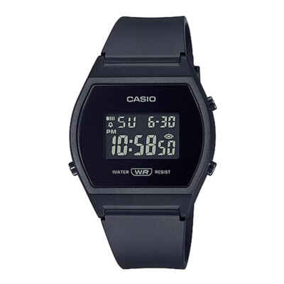 Casio Vintage Classic Black Out Retro Barrel Style Watch LW-204-1B RRP $89