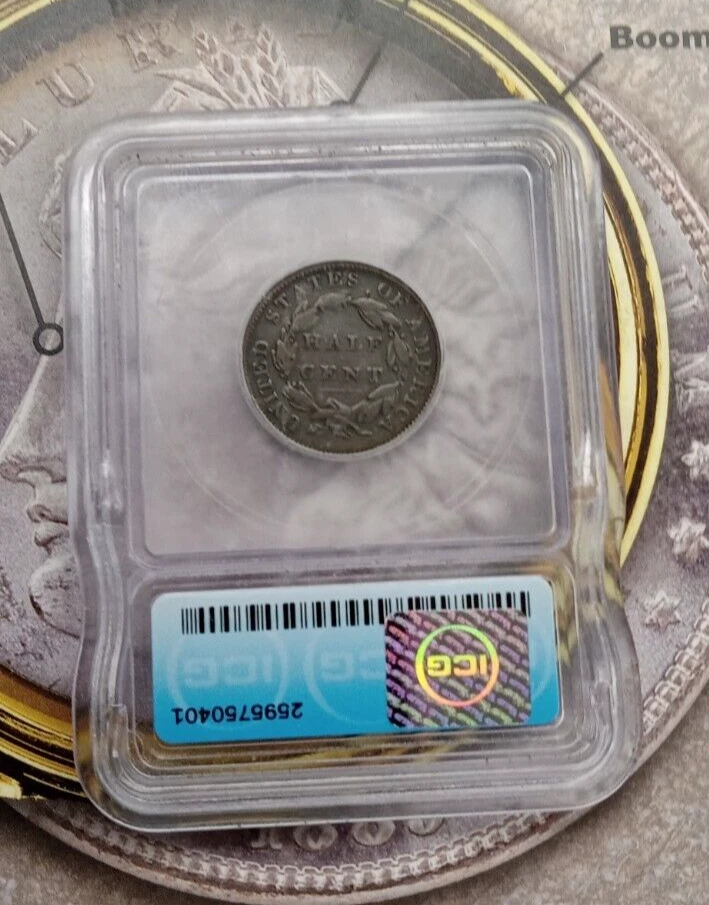 1834 ICG F15 DETAILS 1/2 C CLEANED TP-6666 - Image 2 of 2