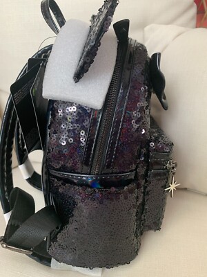 Loungefly Disney Celestial Dreams Black Sequin Minnie Mini  display picture 3