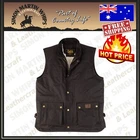 Burke & Wills Mens Brown Derwent Vest - NEW