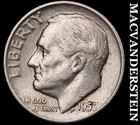 1957-D Roosevelt Dime- Silver- Scarce Better Date No Reserve #J5383