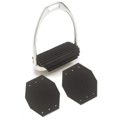 Millenium Super Comfort Wrap-around Stirrup Iron Pads, Black, 4.5