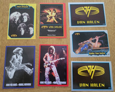Eddie Van Halen 7 trading card lot