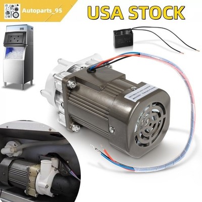 S-0730 Water Pump for Hoshizaki, Ice Machine Motor Assembly with Mounting Plate