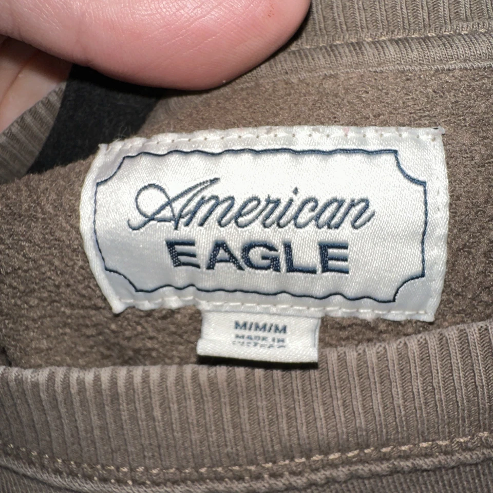 Woman’s American Eagle Size M Long Sleeve Brown Sweatshirt - Image 3 of 3