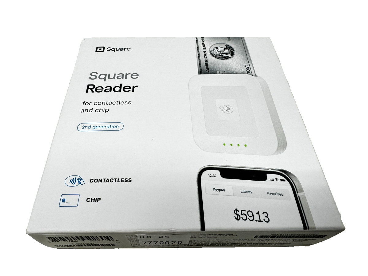 Square A-SKU-0792 Credit Card Reader for Contactless and Chip