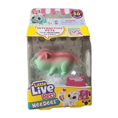 NIB Little Live Pets NeeDees Single Pack Series 2 Interactive Pet Splashee Otter