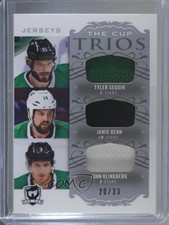 2018-19 The Cup Trios Jerseys 20/33 Tyler Seguin Jamie Benn John Klingberg 1b8