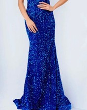 Jovani Prom Dress Size 0  Royal Blue