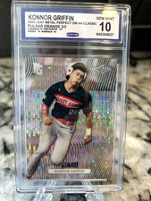 2023 Leaf Metal  Konnor Griffin Prfct Gm AA Classic Pulsar Orange #ALT-02 3/3