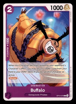 Buffalo C The Azure Sea's Seven Release Event Cards OP14-070 NM