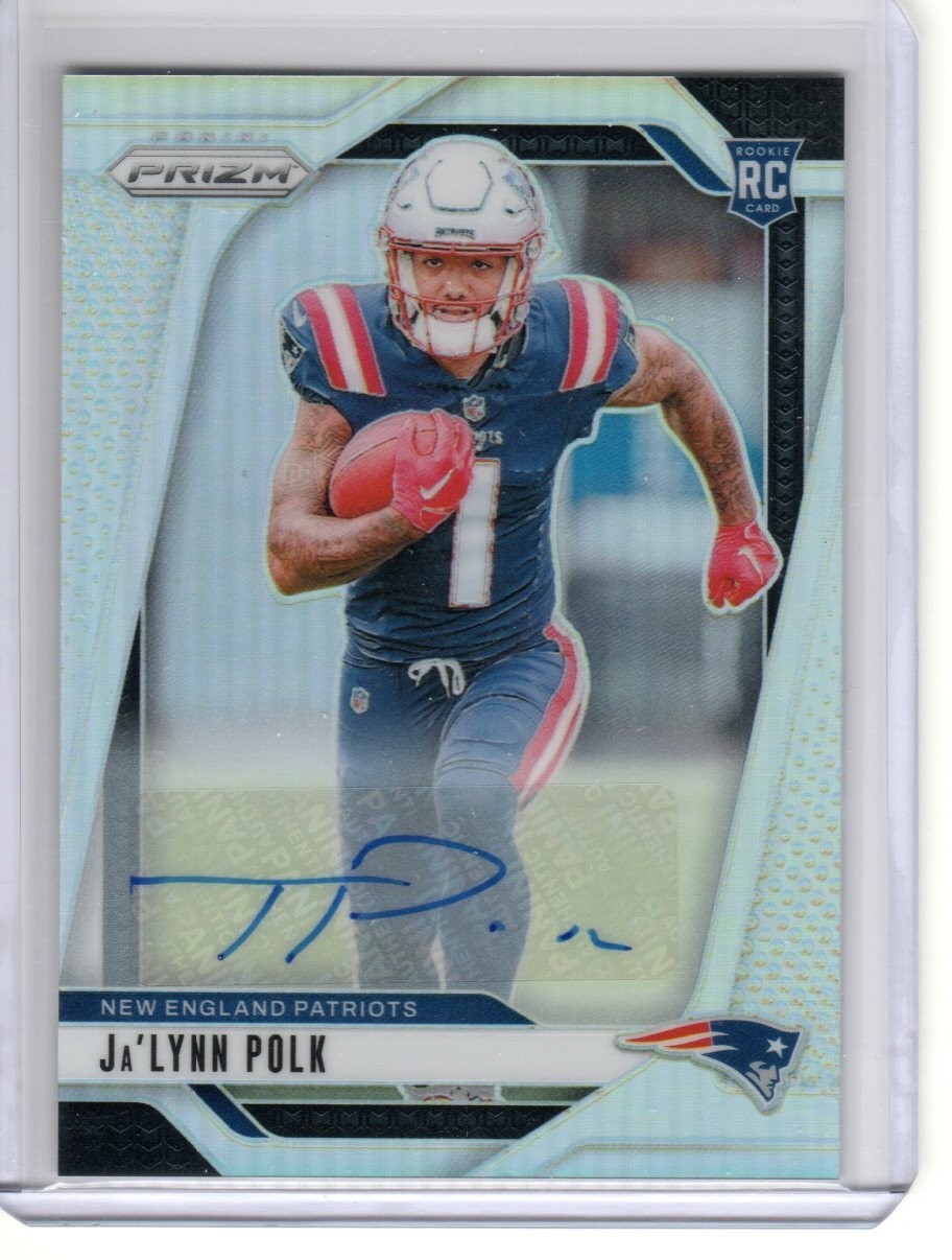 Ja'Lynn Polk 2024 Panini Prizm #339 Silver Auto Rookie RC