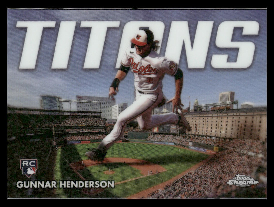 2023 Topps Chrome Update #CT-12 Gunnar Henderson Titans