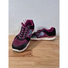 Kuru Quantum Purple Black Blue Athletic Walking Shoes Womens Size 10