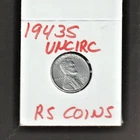 1943 S   LINCOLN  CENT  ~ BRILLIANT  UNCIRCULATED+  ~  RS COINS #26U / FREE SHIP