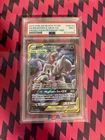 POKEMON 2019 FA/MEWTWO & MEW GX PWR.PRTNRS.TINS SM BLACK STAR PROMO #SM191 PSA 9