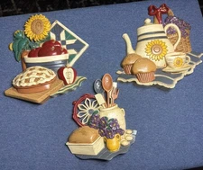 Vintage Kitchen Decor Farmhouse Homco 3D Wall Decor