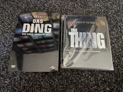 The Thing DVD Steelbook + Teil 2 Steelbook Blu Ray in gutem Zustand