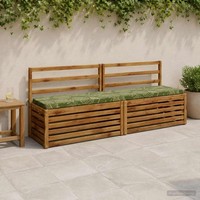 Bankkissen Soest 100 % Polyester Blattdesign 180 X 40 X 5 Cm