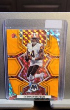 2022 Panini Mosaic - Deshaun Watson #46 Mosaic Reactive Orange Prizm