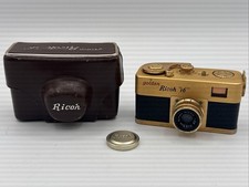 Vintage Spy Film Camera Golden Ricoh 16mm Subminiature - Untested - As Is -