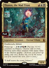 Thanos, the Mad Titan [Foil] #233 Prices | Magic Marvel Super