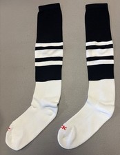 New Twin City Knitting (TCK) Set Of 6 Pair Of Football Referee Socks, Large