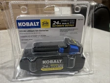 (1) New In Package Kobalt 24v 4ah Tool Battery (2887500)