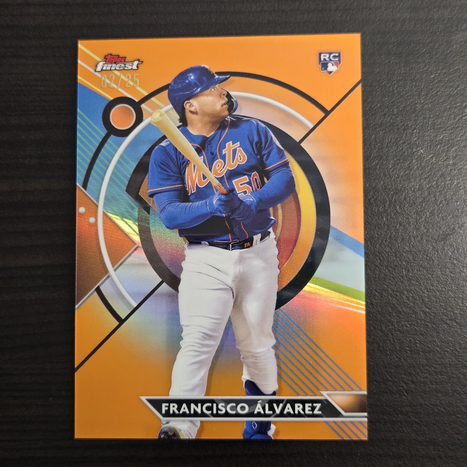 2023 Topps Finest Francisco Alvarez Orange Refractor /25  (RC) #86