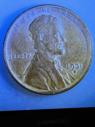 1931-D LINCOLN WHEAT PENNY~US 1 CENT~LOW MINTAGE~GOOD VALUE COIN.