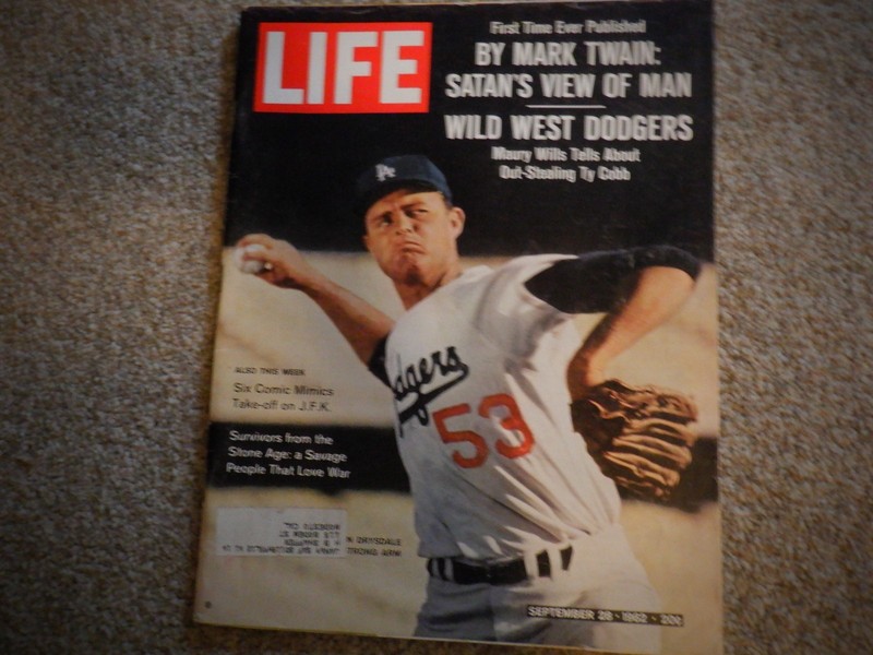 Vintage Life magazine, Don Drysdale,