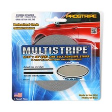 Sharpline Prostripe Pinstriping Tape MultiStripe : 5/16 in. x 40 ft. Pewter Met