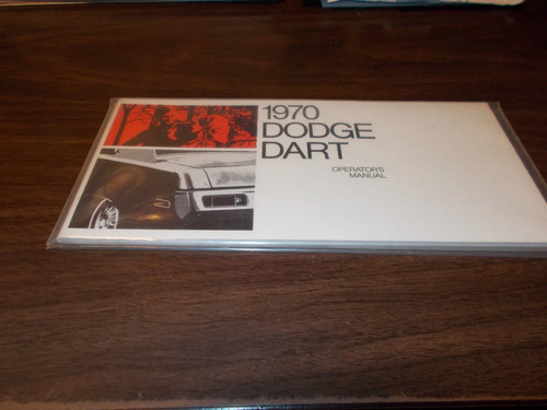 1970 Dodge Dart NOS Owner's Manual Kit-Original