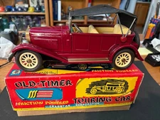 Toys Old-Timer Touring Car Tin Friction Powered Car Japan SSS Quality w/Box