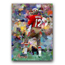 John Brodie #8 Art Card Limited 20/50 Edward Vela Signed (San Francisco 49ers)