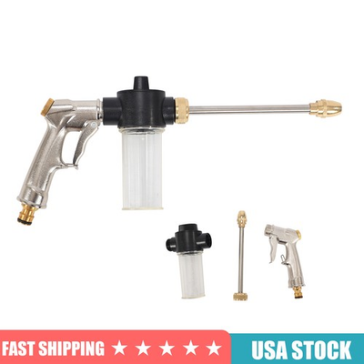 #ad High Pressure Power Gun Water Spray Garden Hose Nozzle Pipe Lawn Washer Tool US $14.39