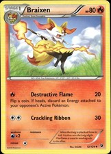 Braixen 12/124 XY - Fates Collide U MP Pokémon — English
