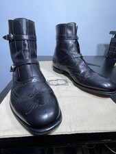 Rare custom Gucci Size 8 IT double monk boots...