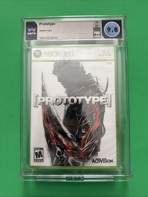 Prototype 2009 Activision Microsoft Xbox 360 WATA Graded 9.8 A++ Highest Graded