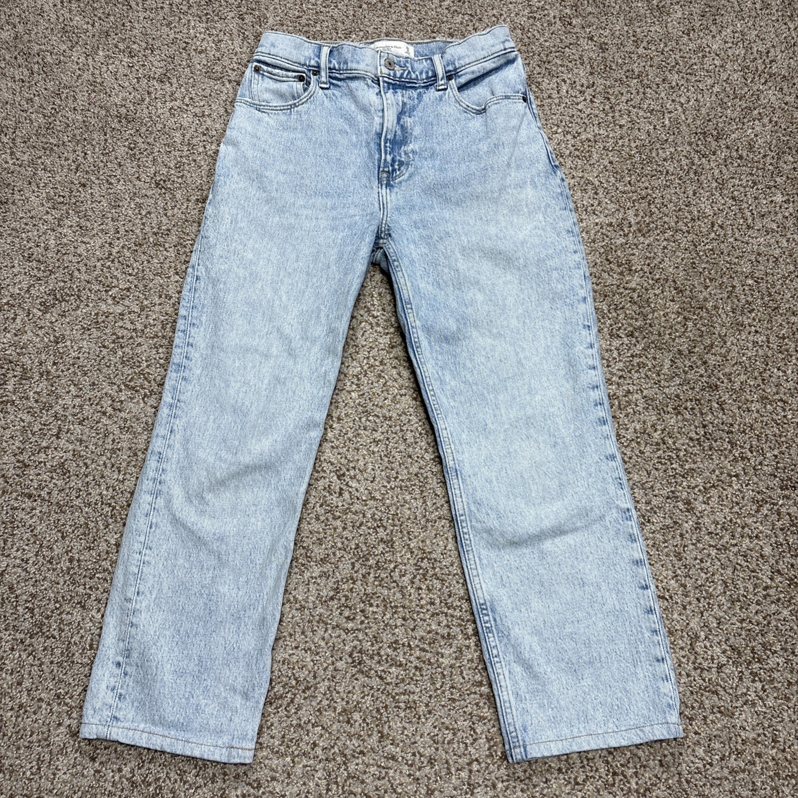 Abercrombie & Fitch The Dad High Rise Jeans Womens 27/4 Fits 27 X 24.5