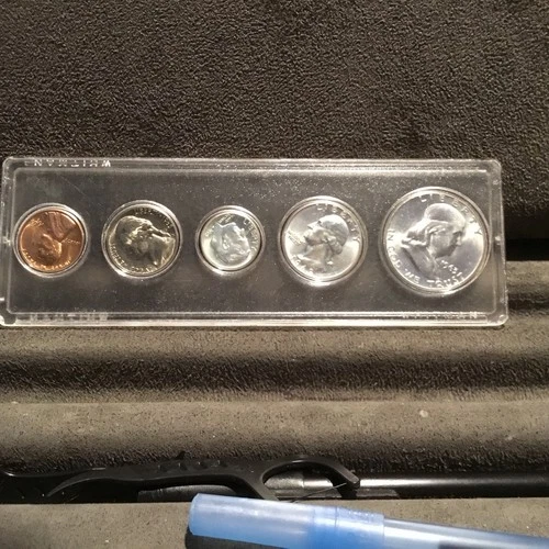 1963 - D Franklin Half Dollar Proof Set Silver