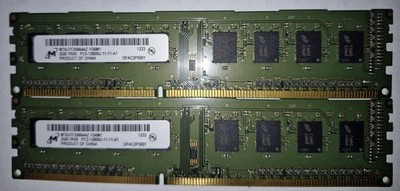 Micron 4GB=2x2GB 1RX8 PC3-12800U-11-11-A1 RAM Arbeitsspeicher