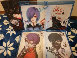 Signed Tokyo Ghoul Season 1 (Blu ray/DVD) Limited Edition!