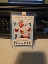 2022-23 UPPER DECK ARTIFACTS Emerald ROOKIE JAKE SANDERSON 87/99 Senators