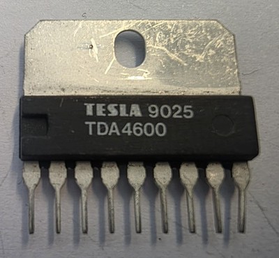 TESLA TDA4600-2   Controller for Switching Power Supplies   SIP-9    #B-497-10