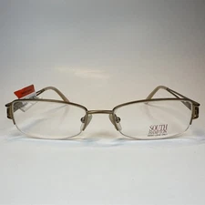 South Hampton SH0005 Brown Eyeglasses Frames ONLY Women Half Rim 52-17-135