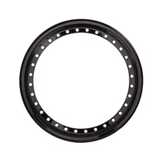 AERO 15 Inch Black Outer Beadlock Ring, Lightweight Steel, 3-1/4